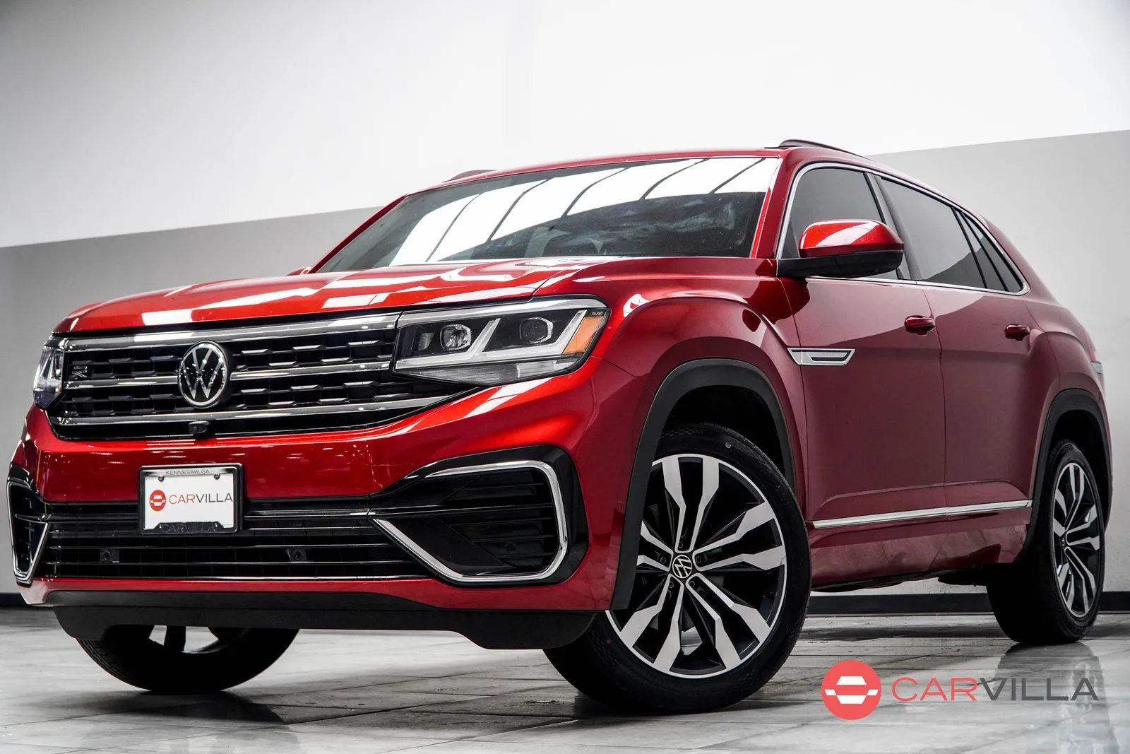 Black 2020 Volkswagen Atlas Cross Sport 3.6L V6 SEL Premium R-Line for sale in Kennesaw, GA