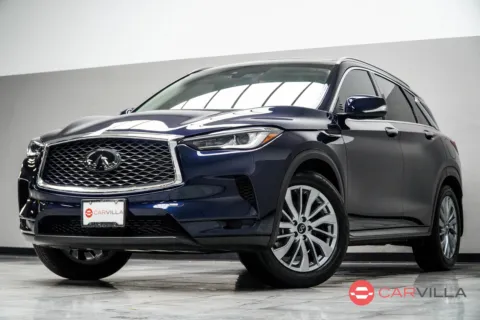Blue 2023 INFINITI QX50 LUXE for sale in Kennesaw, GA