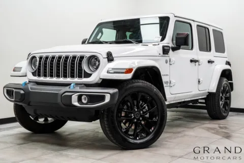 White 2024 Jeep Wrangler Sahara 4xe for sale in Kennesaw, GA