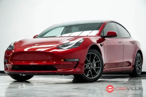 Red 2021 Tesla Model 3 Long Range for sale in Kennesaw, GA
