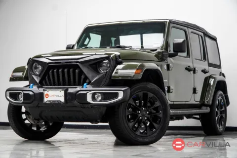 Green 2023 Jeep Wrangler Sahara 4xe for sale in Kennesaw, GA
