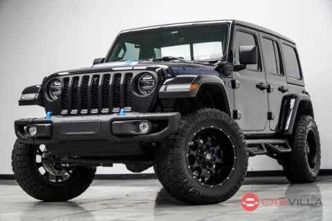 Black 2022 Jeep Wrangler Unlimited Rubicon 4xe for sale in Kennesaw, GA