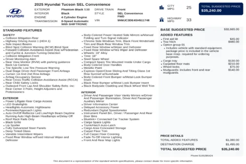 Another view of 2025 Hyundai Tucson SEL Convenience for sale in Kennesaw, GA at Carvilla