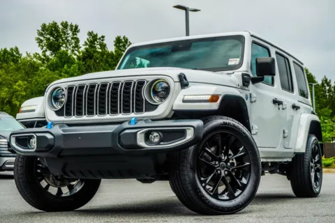 White 2024 Jeep Wrangler Sahara 4xe for sale in Kennesaw, GA