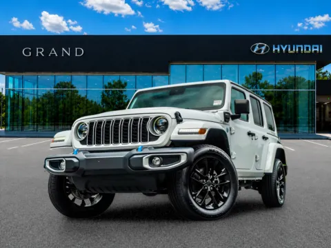 White 2024 Jeep Wrangler Sahara 4xe for sale in Kennesaw, GA