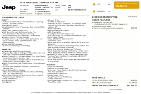 Another view of 2024 Jeep Grand Cherokee 4xe for sale in Kennesaw, GA at Carvilla