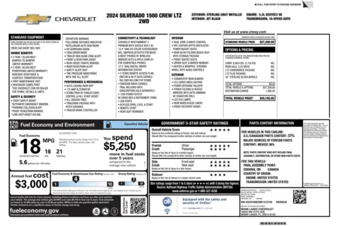Another view of 2024 Chevrolet Silverado 1500 LTZ for sale in Kennesaw, GA at Carvilla