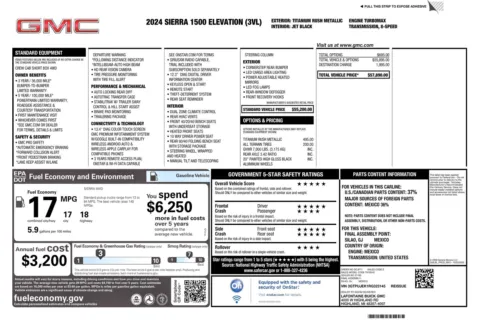 Another view of 2024 GMC Sierra 1500 Elevation for sale in Kennesaw, GA at Carvilla