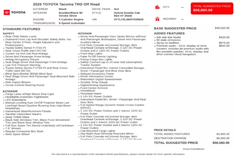 Another view of 2025 Toyota Tacoma Hybrid TRD Off Road for sale in Kennesaw, GA at Carvilla