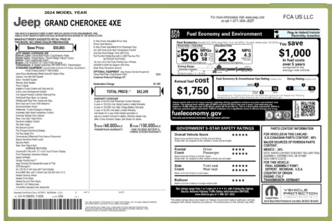 Another view of 2024 Jeep Grand Cherokee 4xe for sale in Kennesaw, GA at Carvilla