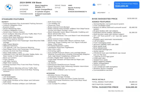 Another view of 2024 BMW XM for sale in Kennesaw, GA at Carvilla