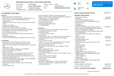 Another view of 2023 Mercedes-Benz GLB 250 for sale in Kennesaw, GA at Carvilla