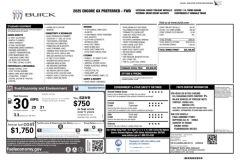Another view of 2025 Buick Encore GX Preferred for sale in Kennesaw, GA at Carvilla