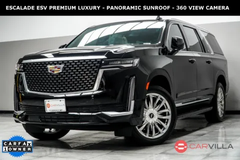 Black 2023 Cadillac Escalade ESV Premium for sale in Kennesaw, GA