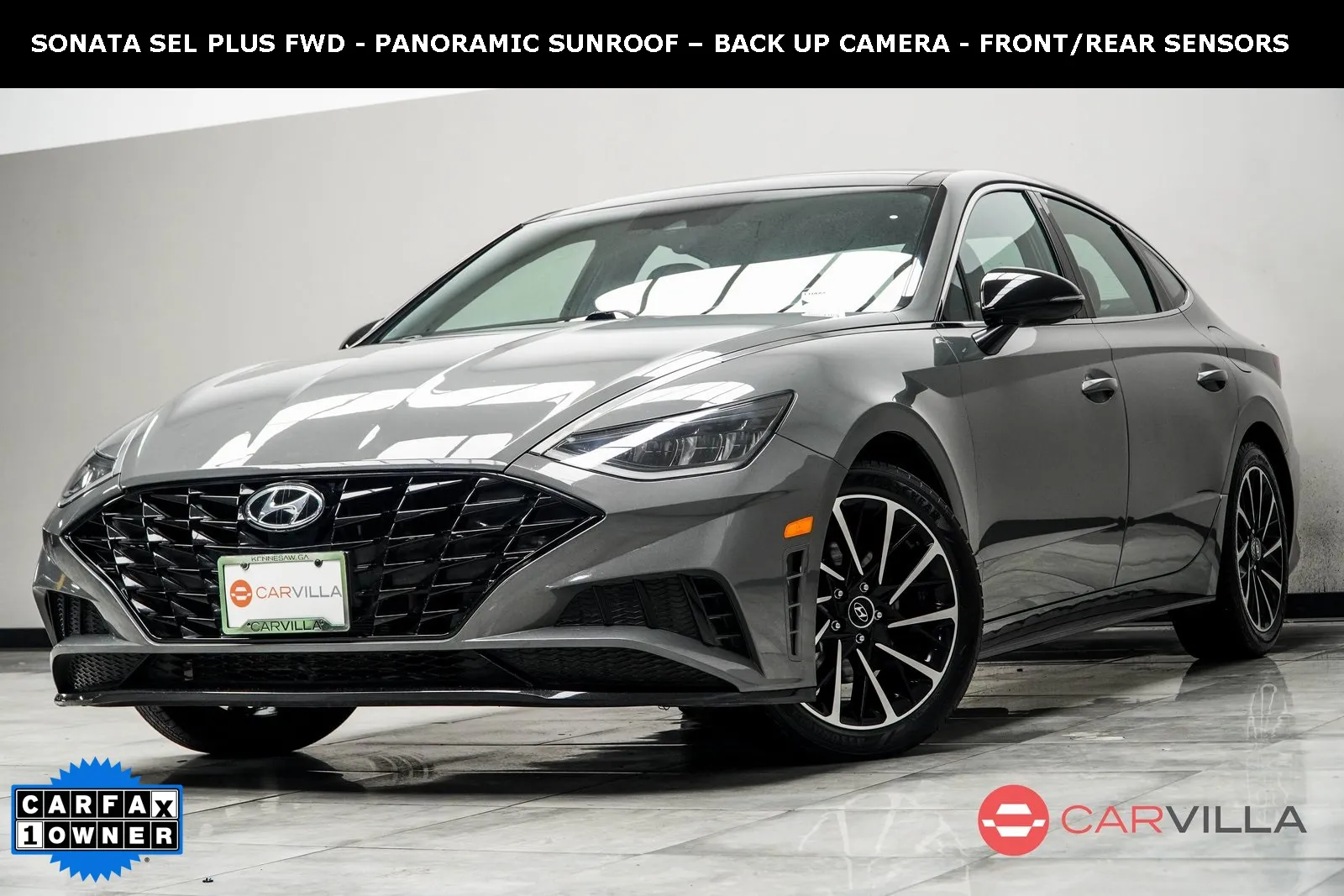 Gray 2020 Hyundai Sonata SEL Plus for sale in Kennesaw, GA
