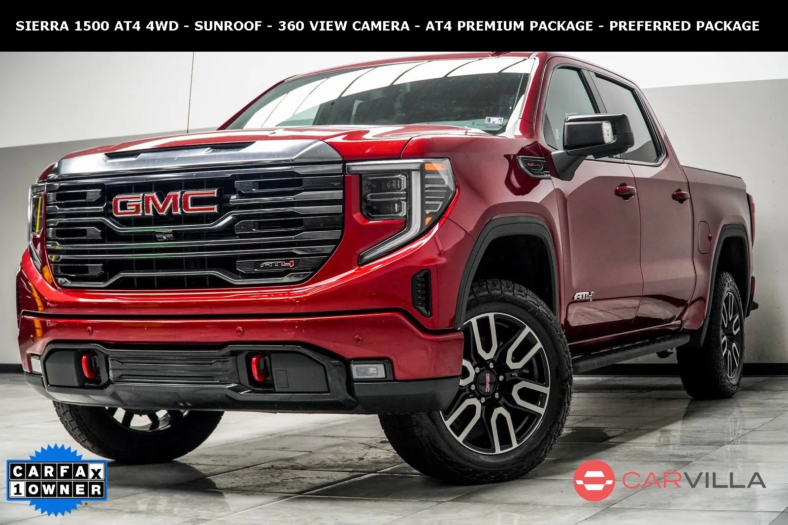 Red 2022 GMC Sierra 1500 AT4 for sale in Kennesaw, GA