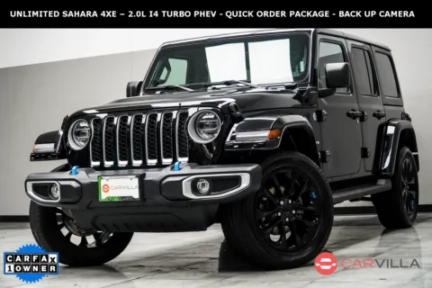 Black 2022 Jeep Wrangler Unlimited Sahara 4xe for sale in Kennesaw, GA