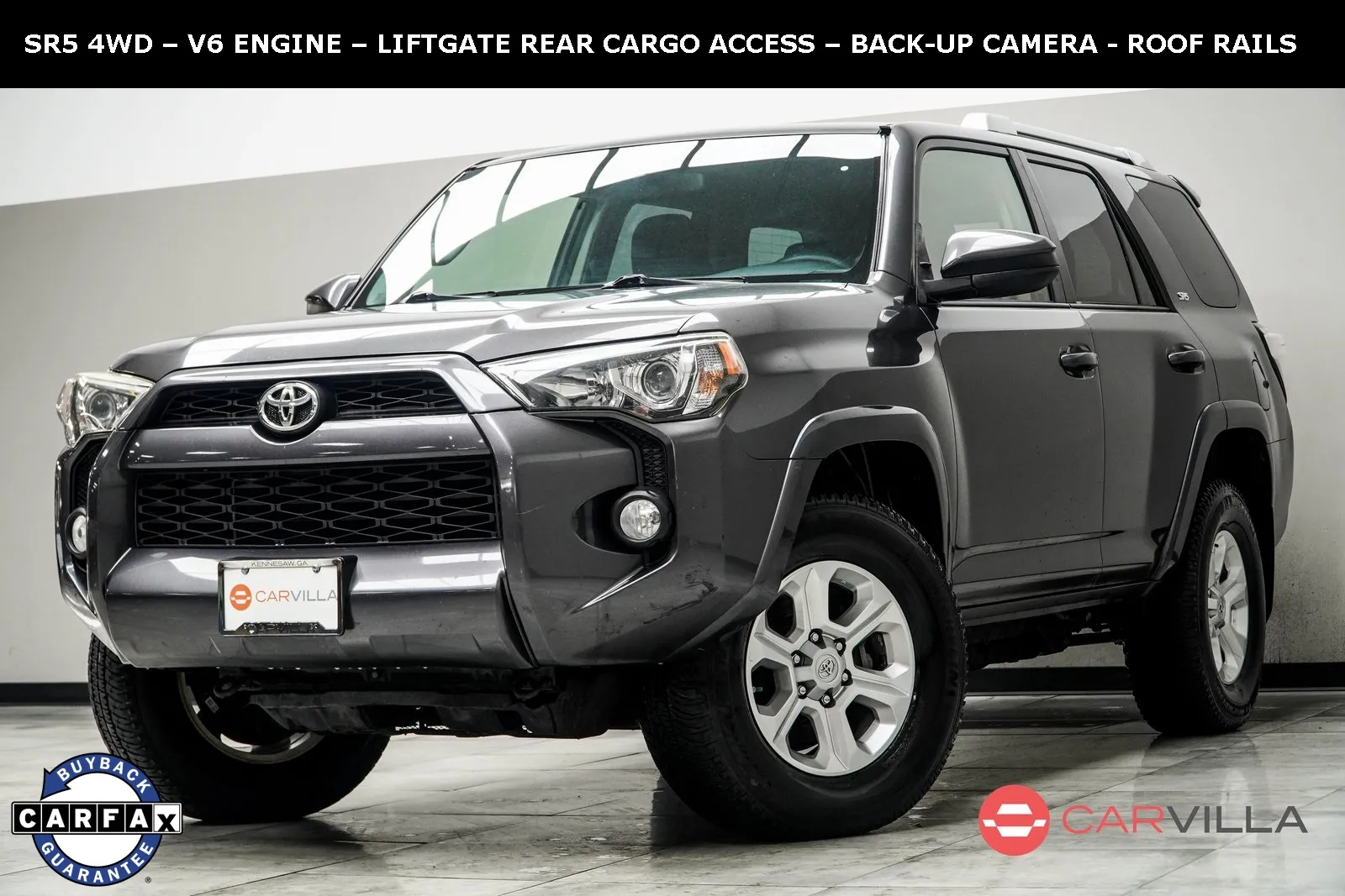 Gray 2015 Toyota 4Runner SR5 for sale in Kennesaw, GA