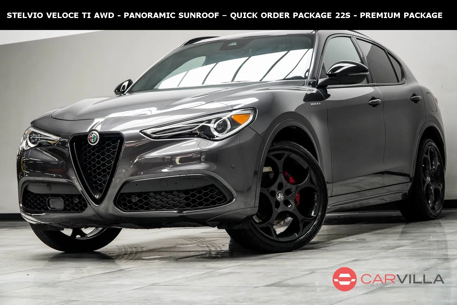Gray 2022 Alfa Romeo Stelvio Veloce for sale in Kennesaw, GA