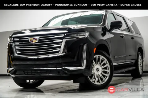 Black 2023 Cadillac Escalade ESV Premium for sale in Kennesaw, GA