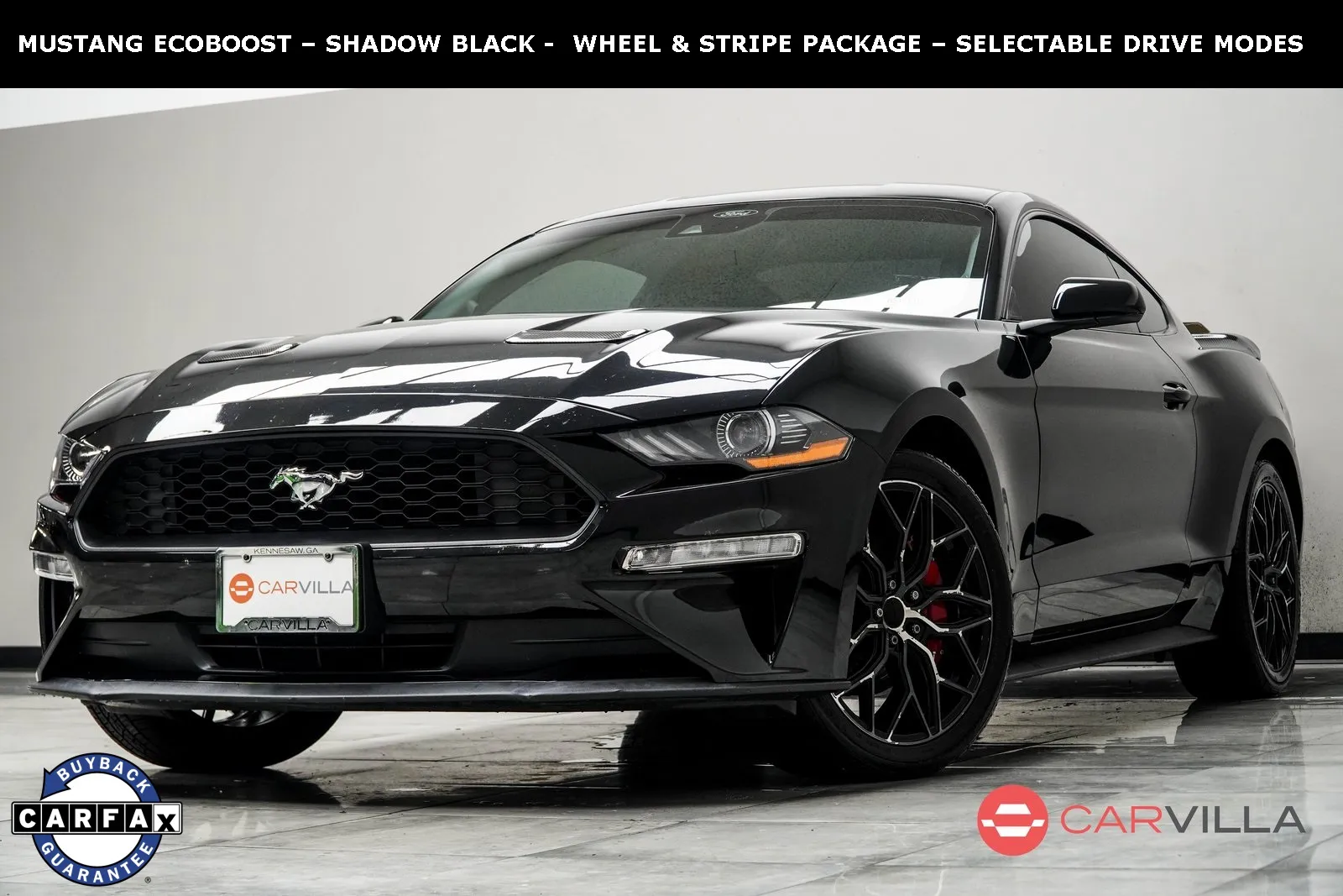 Black 2022 Ford Mustang EcoBoost for sale in Kennesaw, GA