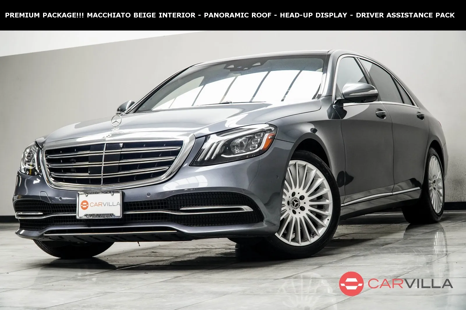 Gray 2020 Mercedes-Benz S-Class S 560 for sale in Kennesaw, GA