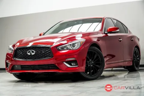 Red 2023 INFINITI Q50 LUXE for sale in Kennesaw, GA