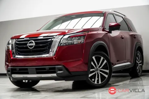 Red 2023 Nissan Pathfinder Platinum for sale in Kennesaw, GA