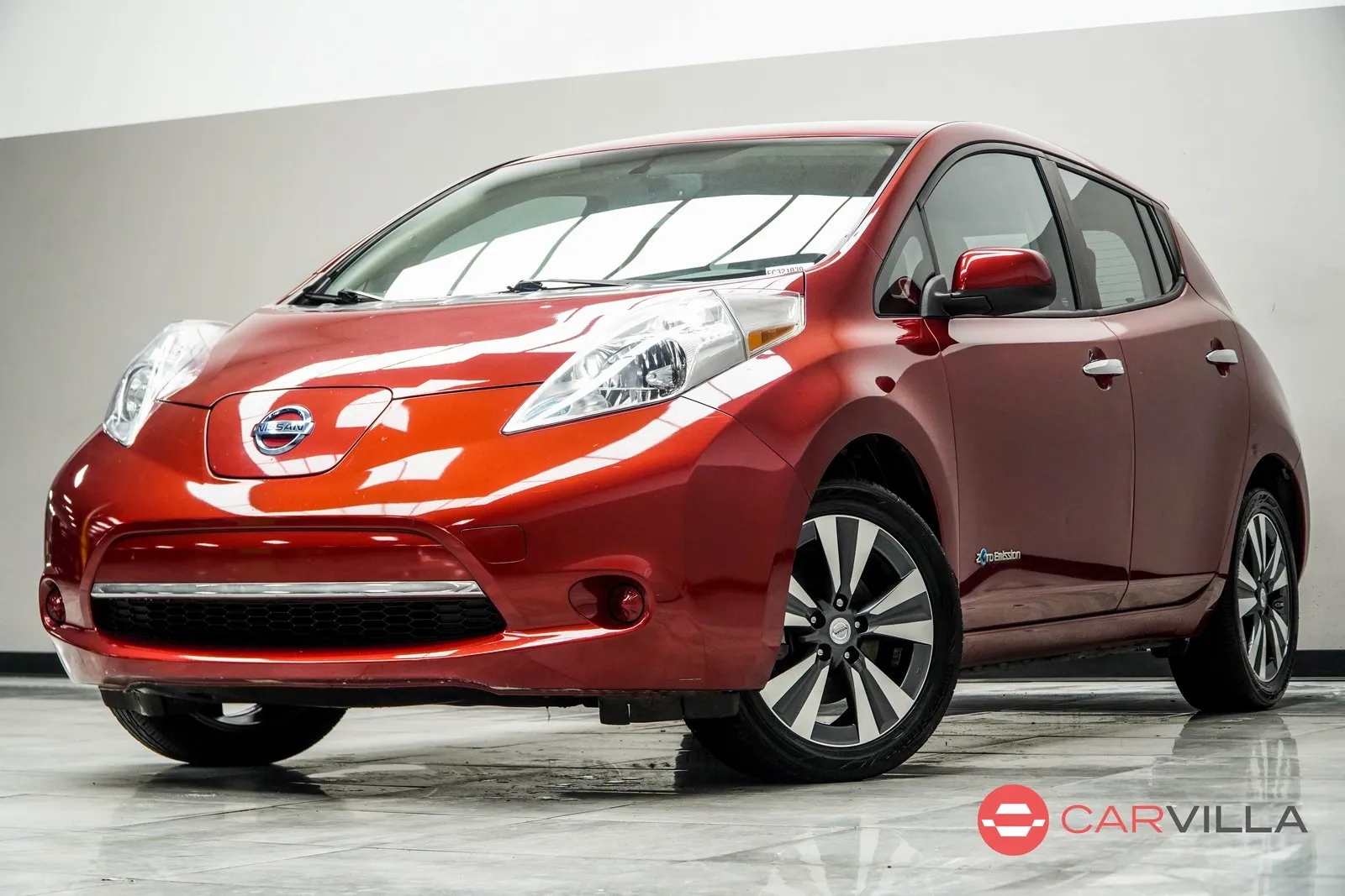 Red 2015 Nissan Leaf SV for sale in Kennesaw, GA