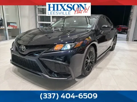 Black 2021 Toyota Camry SE Nightshade for sale in Deridder, LA