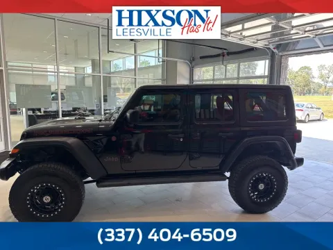 Black 2023 Jeep Wrangler Rubicon for sale in Deridder, LA