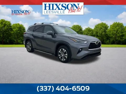Gray 2021 Toyota Highlander XLE for sale in Deridder, LA