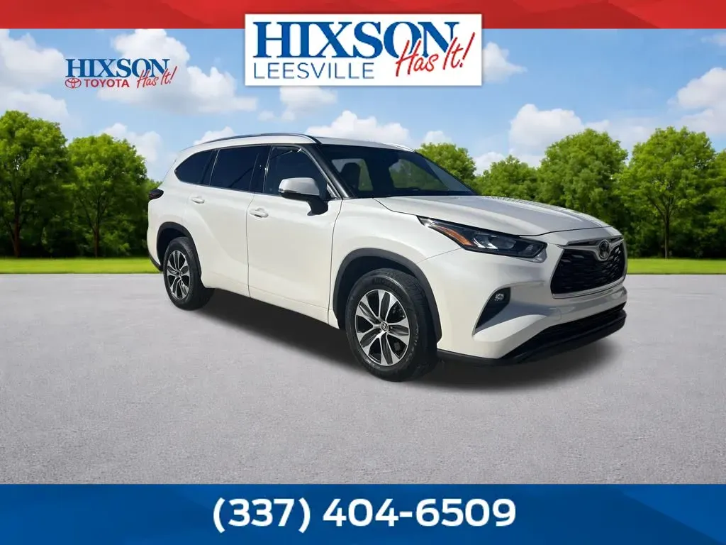 White 2020 Toyota Highlander XLE for sale in Deridder, LA