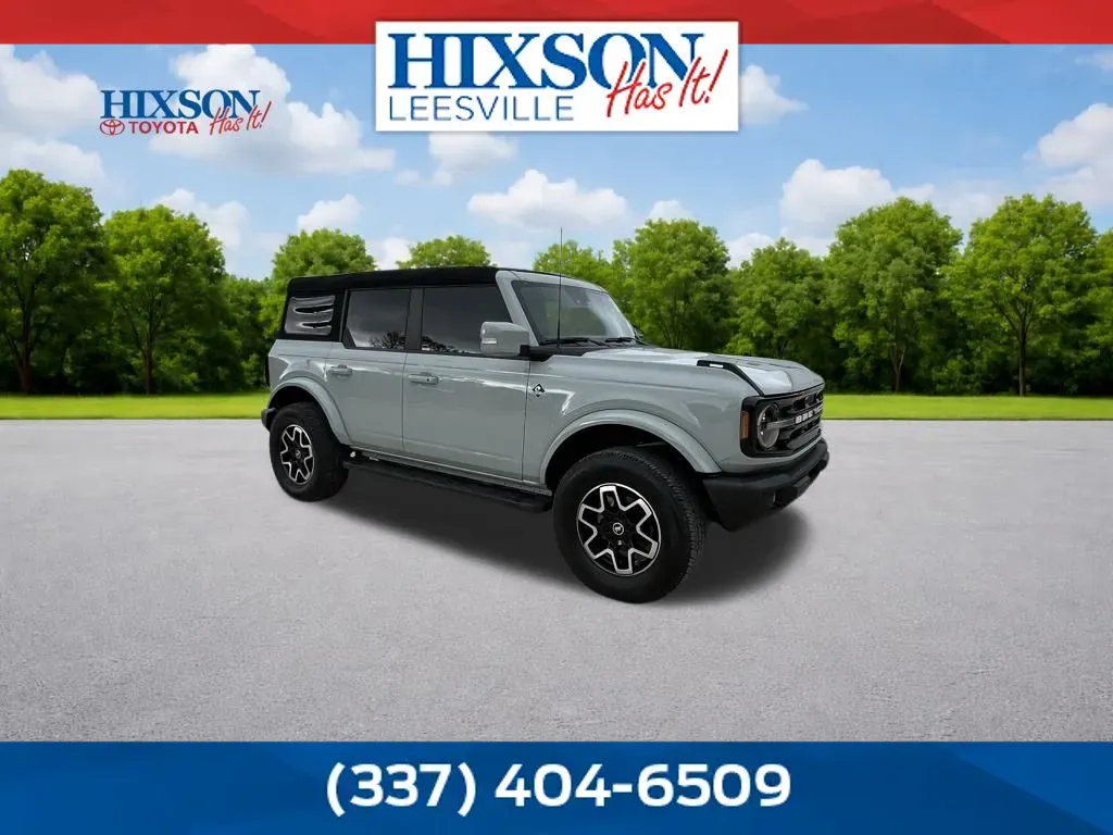 Gray 2023 Ford Bronco Outer Banks for sale in Deridder, LA