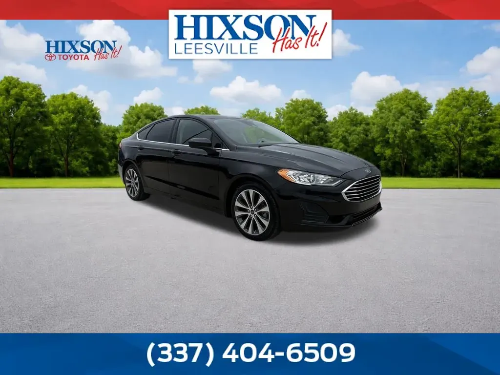 Black 2020 Ford Fusion SE for sale in Deridder, LA