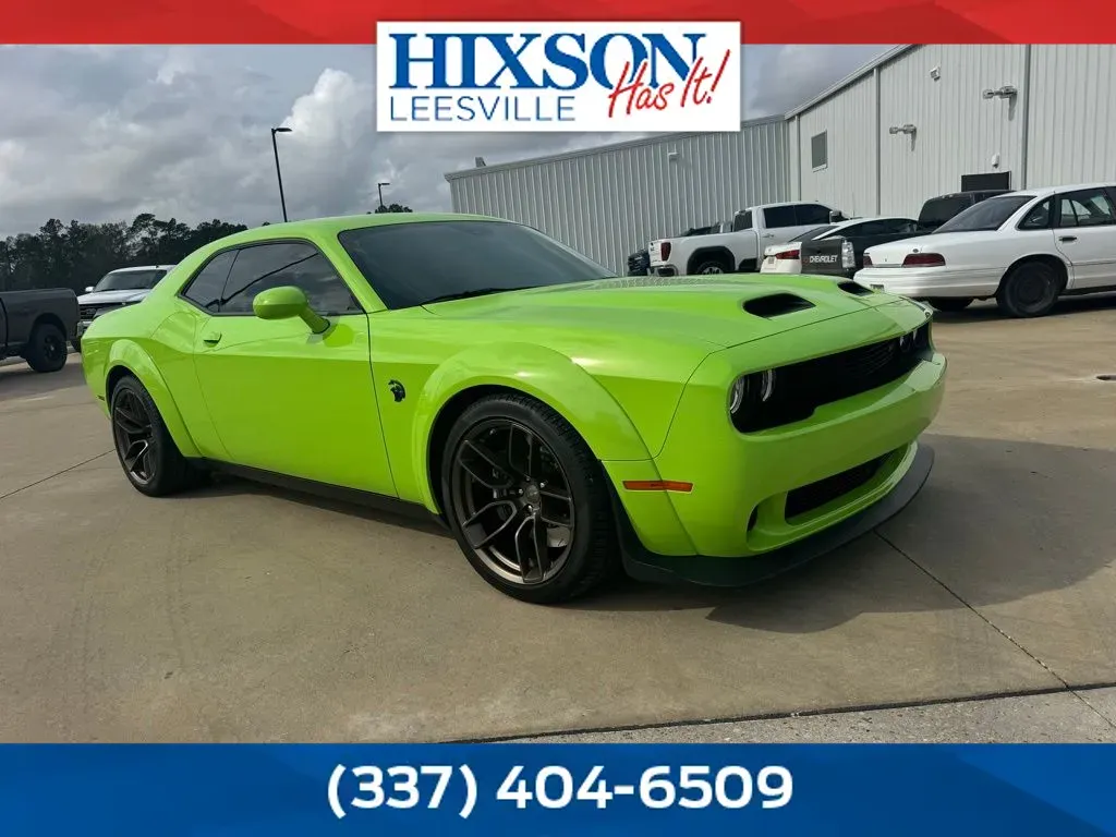Green 2023 Dodge Challenger SRT Hellcat Widebody for sale in Deridder, LA