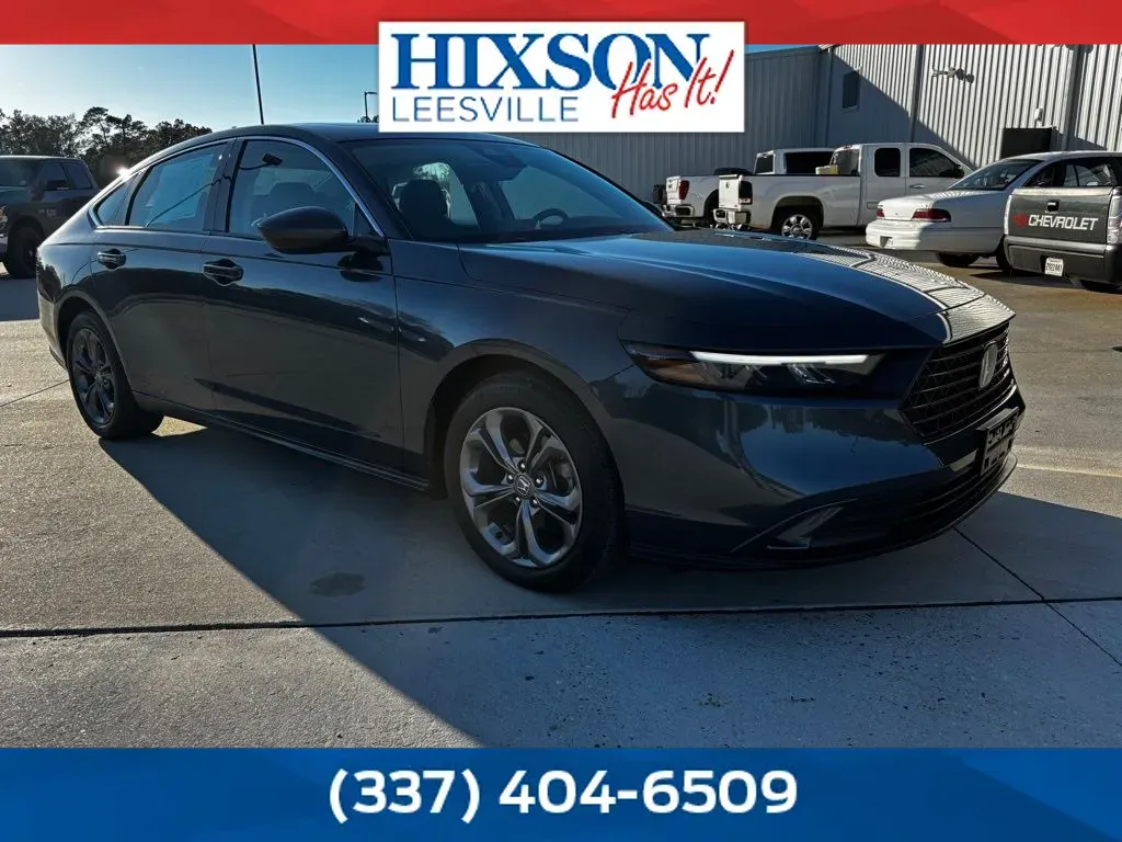 Gray 2023 Honda Accord EX for sale in Deridder, LA