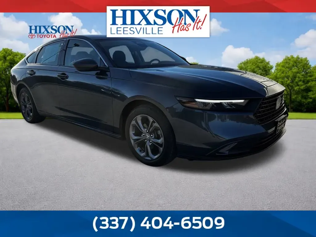 Gray 2023 Honda Accord EX for sale in Deridder, LA