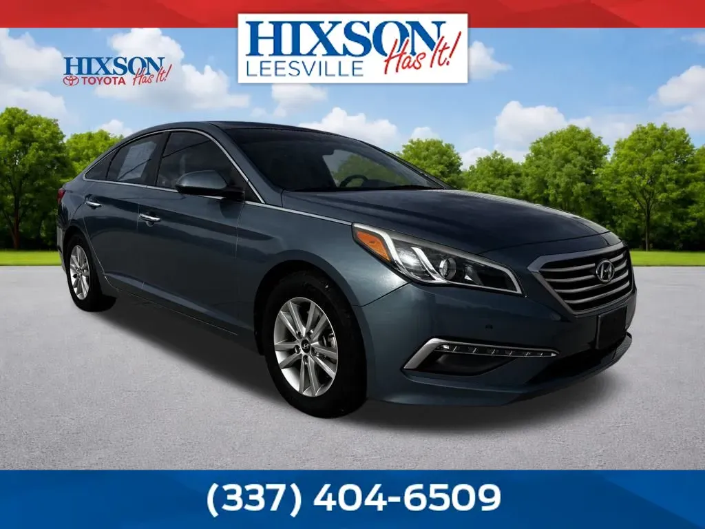 Blue 2015 Hyundai Sonata SE for sale in Deridder, LA
