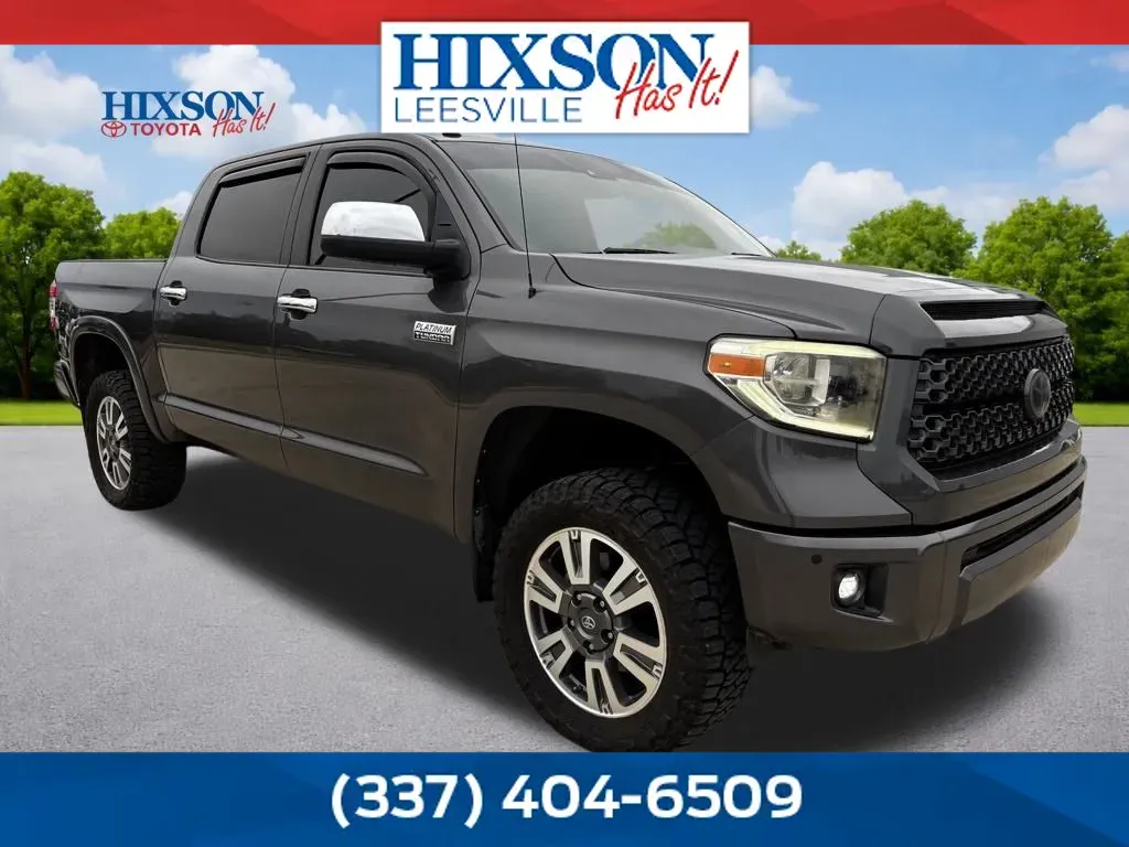 Red 2018 Toyota Tundra Platinum for sale in Deridder, LA