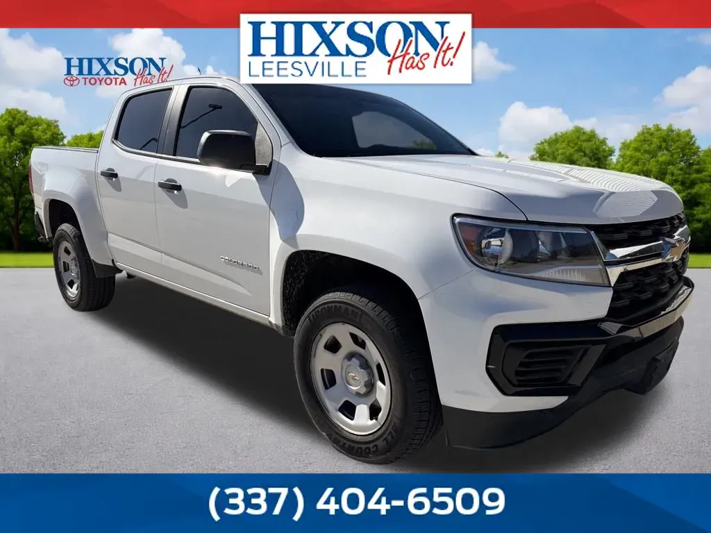White 2021 Chevrolet Colorado Work Truck for sale in Deridder, LA