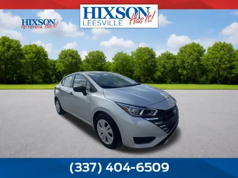 Silver 2024 Nissan Versa 1.6 S for sale in Deridder, LA