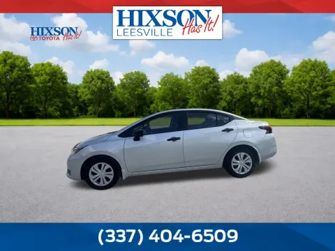 Silver 2024 Nissan Versa 1.6 S for sale in Deridder, LA