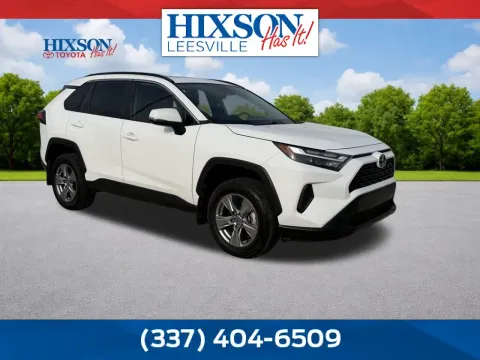 White 2022 Toyota RAV4 XLE for sale in Deridder, LA
