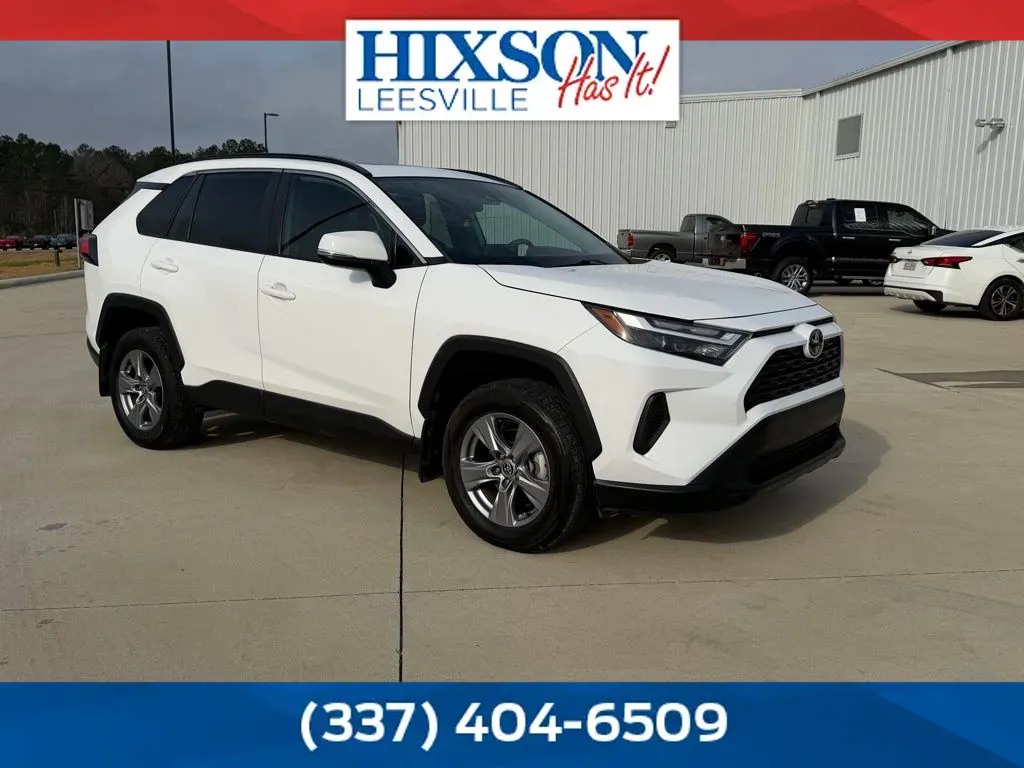 White 2022 Toyota RAV4 XLE for sale in Deridder, LA