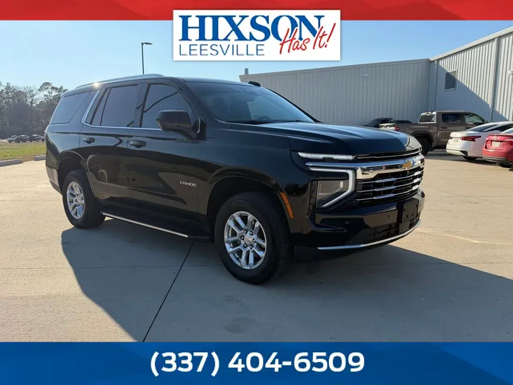 Black 2025 Chevrolet Tahoe LT for sale in Deridder, LA