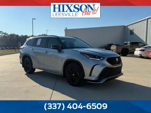 Silver 2023 Toyota Highlander XSE for sale in Deridder, LA