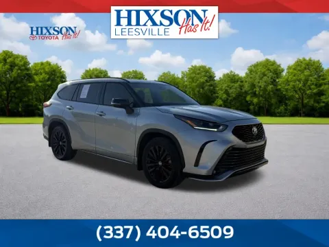 Silver 2023 Toyota Highlander XSE for sale in Deridder, LA
