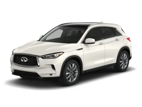White 2022 INFINITI QX50 LUXE for sale in Deridder, LA