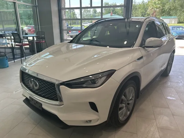 White 2022 INFINITI QX50 LUXE for sale in Deridder, LA